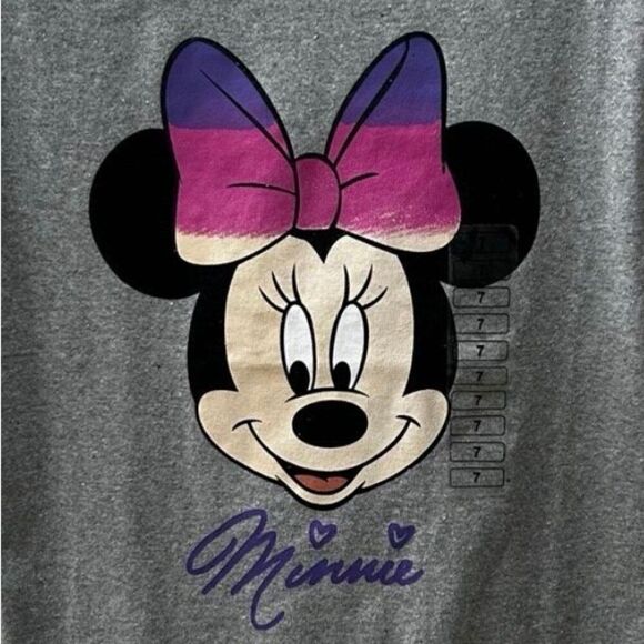 Lot Of 2 NWT Disney Mickey Mouse & Minnie Mouse Official T-shirts Kids Size 5/6 - Picture 8 of 11